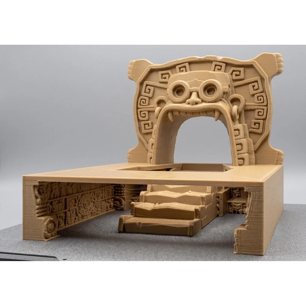 Ancient Aztec Temple Reptile Hide | Cross Section Burrow Cave